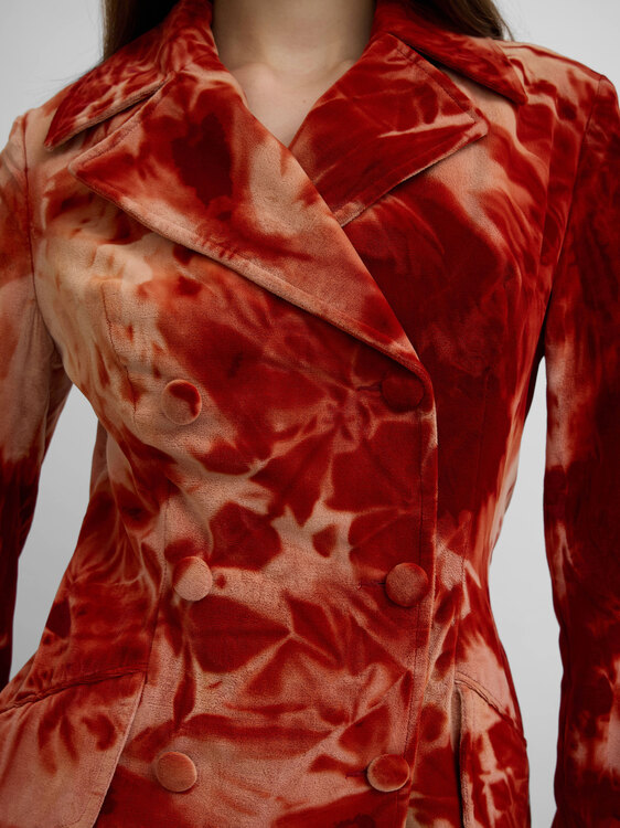 Plein Sud Tie-Dye Blazer Coat 