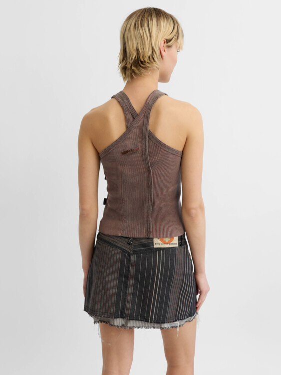 Gaultier Rib Cotton Top 