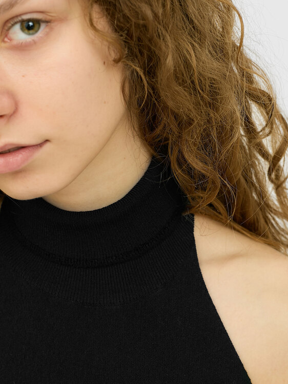 Sarah Pacini Backless Halter Top 