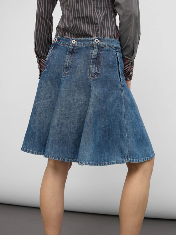 Michiko Koshino Deconstructed Skirt 