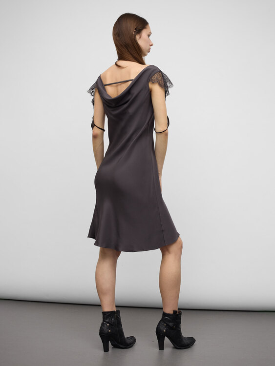 Ann-Sofie Back Silk Mini Dress 