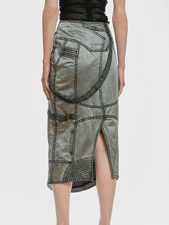 Deconstructed Maxi Skirt 