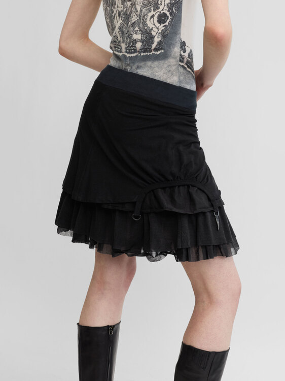 Cop Copine Double Layer Skirt 