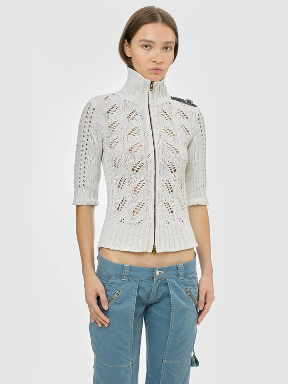 Miss Sixty Zip-Up Cardigan 