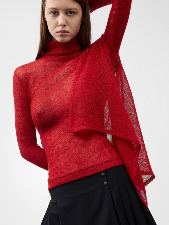 Plein Sud Red Mantle Jumper 