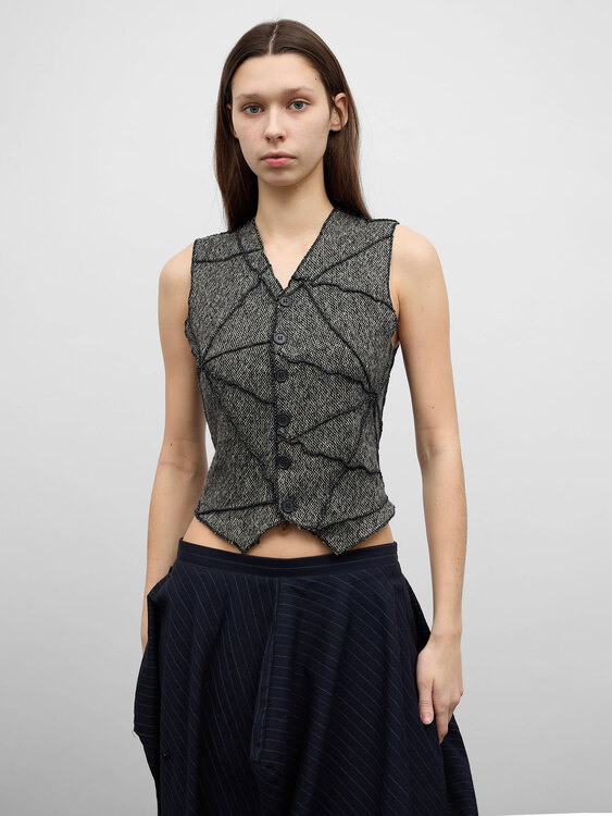 Jean Colonna Knitted Vest 