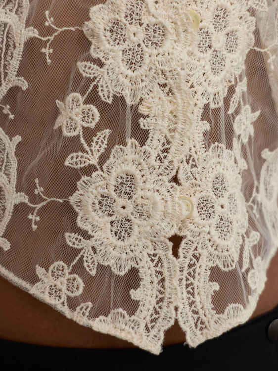 Plein Sud Lace Halter Top 