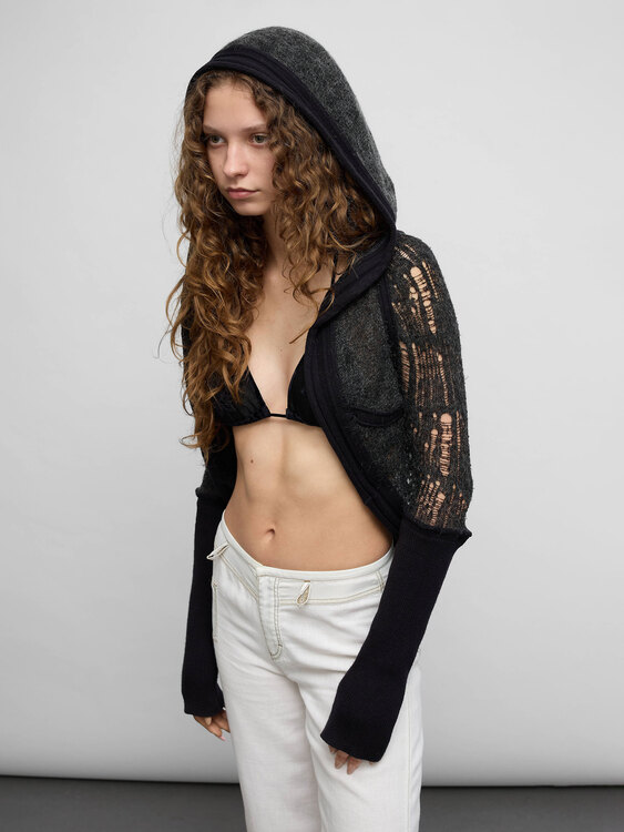 Diesel Knitted Open Cardigan 