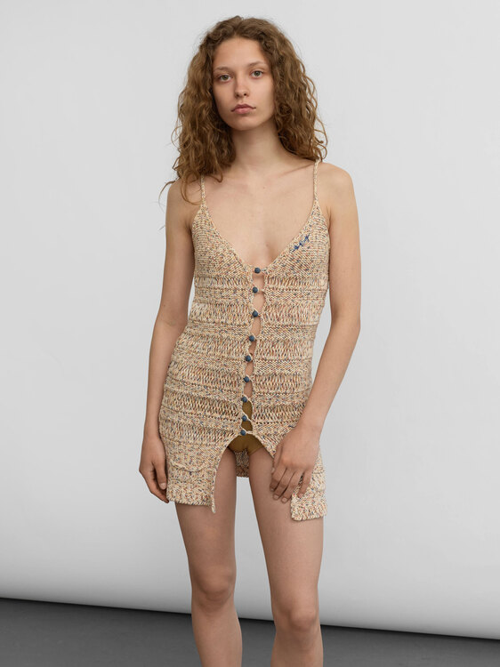 Miss Sixty Open Knit Dress 