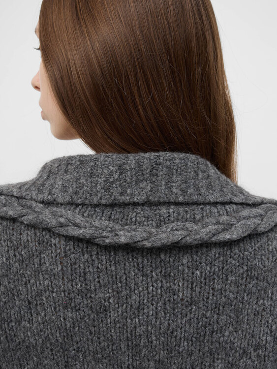 Diesel Grey Knit Cardigan 