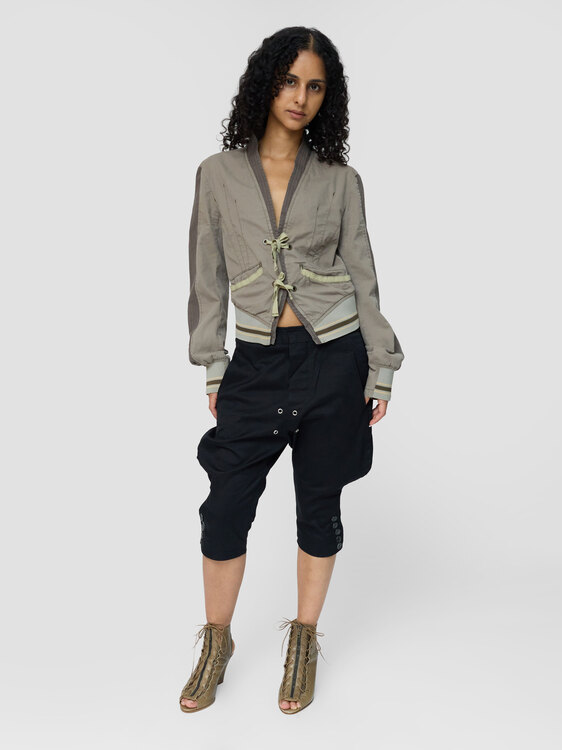 Sportmax Grey Panelled Jacket 