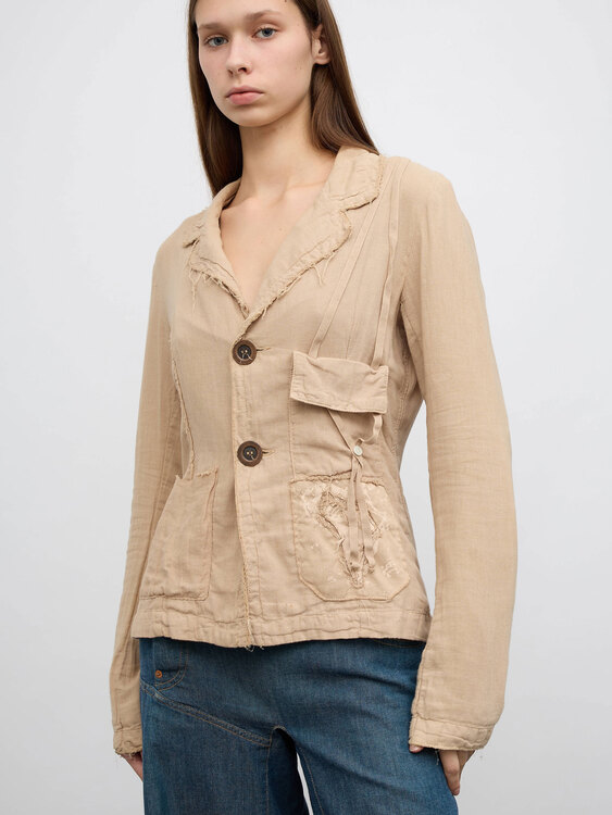 Michiko Koshino Linen Blazer 