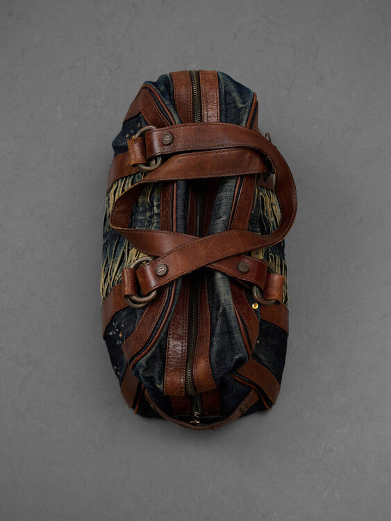 John Galliano Denim Handbag 