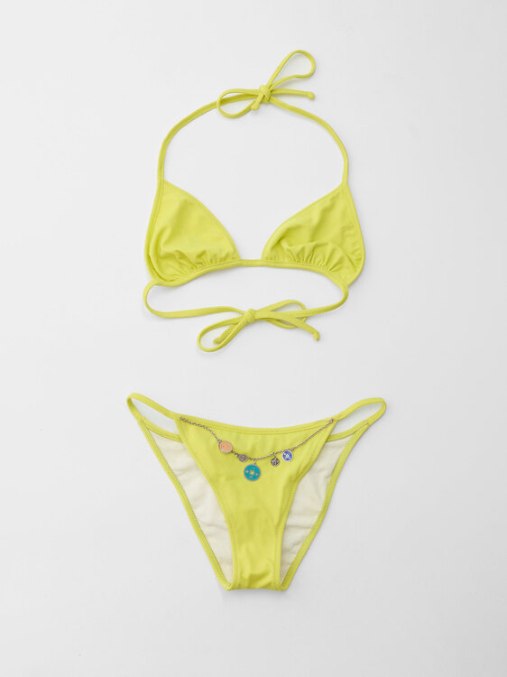 Le Perla Lime Green Bikini Set 