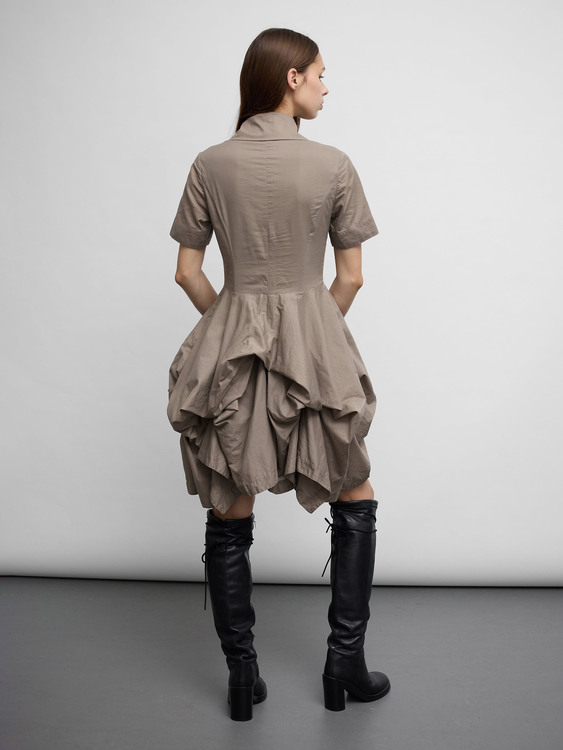 All Saints Taupe Dress 