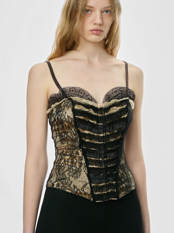 Morgan De Toi Lace Bustier 
