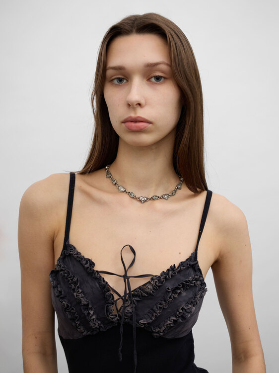 Metal Choker Necklace 