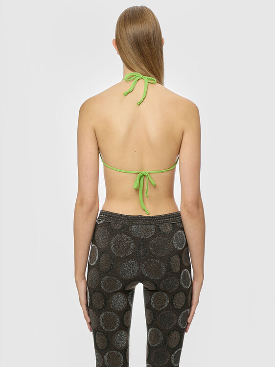 Miss Sixty Green Halter Top 