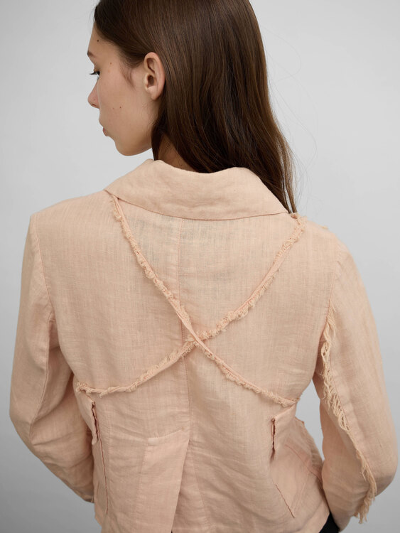 Michiko Koshino Linen Blazer 
