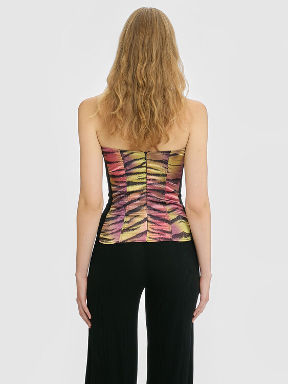 Jean Colonna Multicolour Bustier 
