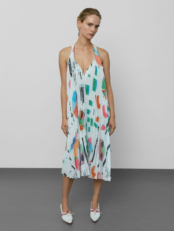 Chalayan Pleated Dress 